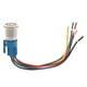 thumbnail image 1 of Coche de 19 mm Advertencia de peligro de emergencia Interruptor de luz de flash Botón de encendido / apagado azul, 1 of 3