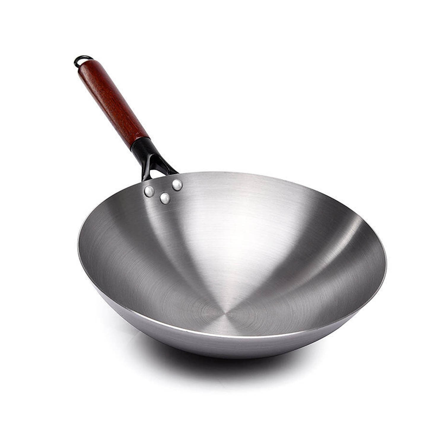 Wok De Hierro Cóncavo Con Mango 32 Cm | Lider