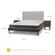 thumbnail image 3 of Cama Europea Curve New Ortopedic King Tigris S/T, 3 of 10