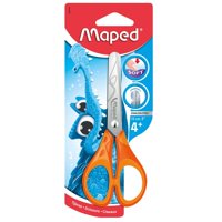 Maped - Pack X 4 Tijera Mango Naranja Soft 13 Cm –