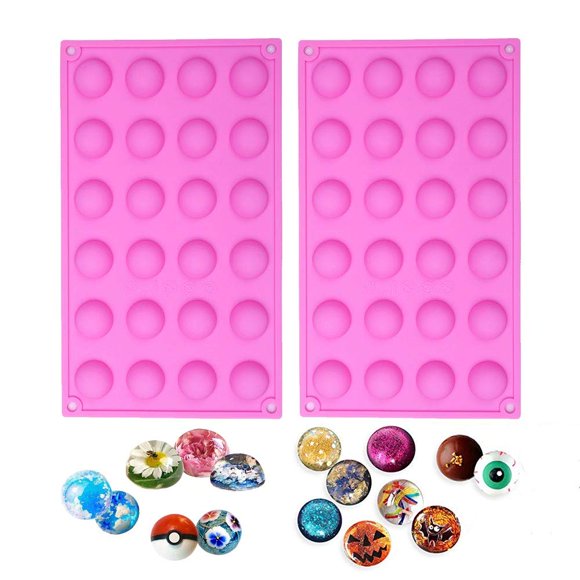 Molde de silicona BAKER DEPOT 29,8 x 17,4 cm, 24 cavidades, 2 piezas