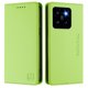 thumbnail image 4 of Funda Billetera con Soporte para Xiaomi 14 Pro Bloqueo RFID Plegable Verde claro, 4 of 6