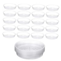 Magideal - 30 Platillos Para Macetas, Base Transparente Para Macetas, Estable, Gruesa, Duradera, Bandeja De Goteo Transparente Para Plantas, Bandeja Para Plantas 25Cm