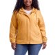 thumbnail image 1 of Abrigos con capucha para mujer de talla grande Agnes Orinda, cortavientos con cremallera y botones, chaqueta de invierno con bolsillos 2X dorado, 1 of 5
