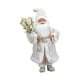 thumbnail image 2 of Figura de Papá Noel de pie, decoración de mesa navideña, decoración de mesa tradicional, muñeco de Papá Noel, adorno navideño para festival, Blanco, 2 of 5