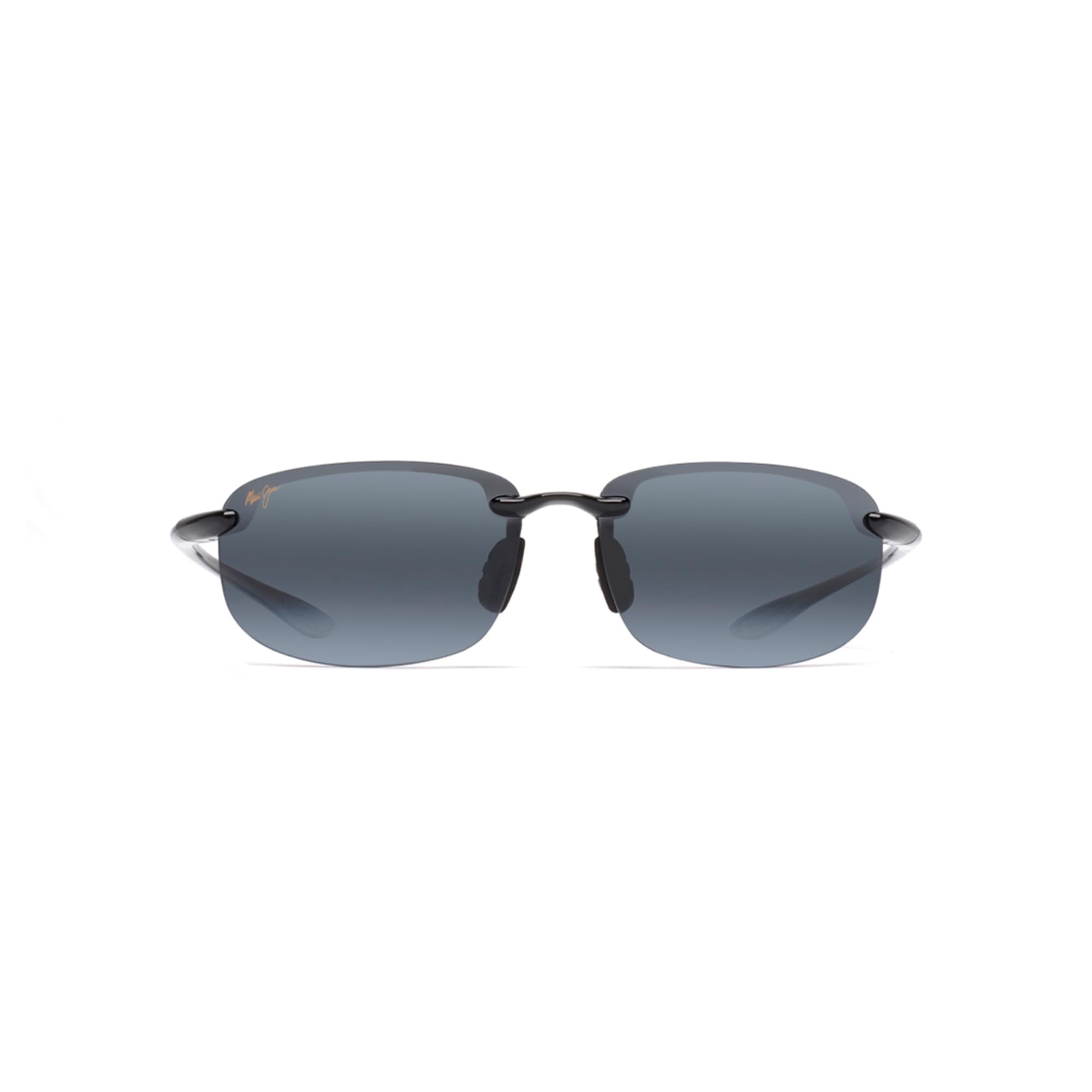 Gafas De Sol Maui Jim Hookipa Polarizadas Sin Montura Negro/gris
