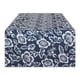 thumbnail image 1 of Camino de mesa DII Floral para exteriores, resistente al agua, 36 x 183 cm, azul, 1 of 7