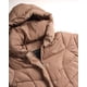 thumbnail image 4 of Chaqueta Steve Madden, larga, acolchada, con forma de cheurón, color canela, talla XL, para mujer, 4 of 7