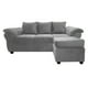 thumbnail image 1 of Sofá Ezeiza Felpa Gris, 1 of 3