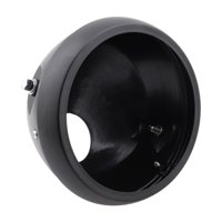 Magideal - Carcasa Para Faro De Motocicleta, Cubierta Para Luz De Señal De , Carcasa Redonda Resistente Para Faro, Modificada Para Accesorios De Motocicleta. Negro