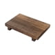 thumbnail image 2 of Bandeja de pedestal de madera para baño, decoración de almacenamiento, bandeja rectangular para joyas, bandeja de madera de exhibición rústica, materi L, 2 of 5