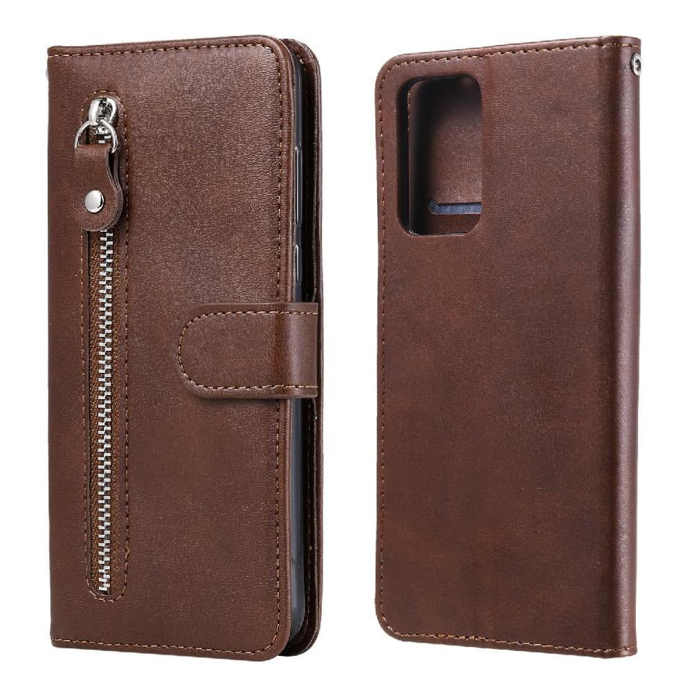 Gangxun - Funda Con Cremallera Para Xiaomi Redmi Note 10 Pro, Carcasa Cartera De Cuero Pu Con Soporte Y Tarjetero
