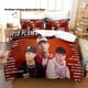 thumbnail image 1 of Junior H Las Bedding Set Single Twin Full Queen King Size Bed Set Aldult Kid Bedroom Duvetcover Sets bed sheet set CXGBed Sheets, 1 of 5