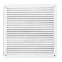 Celosía Ventilación Pvc C/Pestaña 17X17 Cm Blanco 50Un Dvp