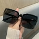 thumbnail image 1 of Gradient Cat Eye Sunglasses for Women and Men - Oversized Semi Rimless Glasses with Hollow Out Earpiece and UV400 Protection, 1 of 5