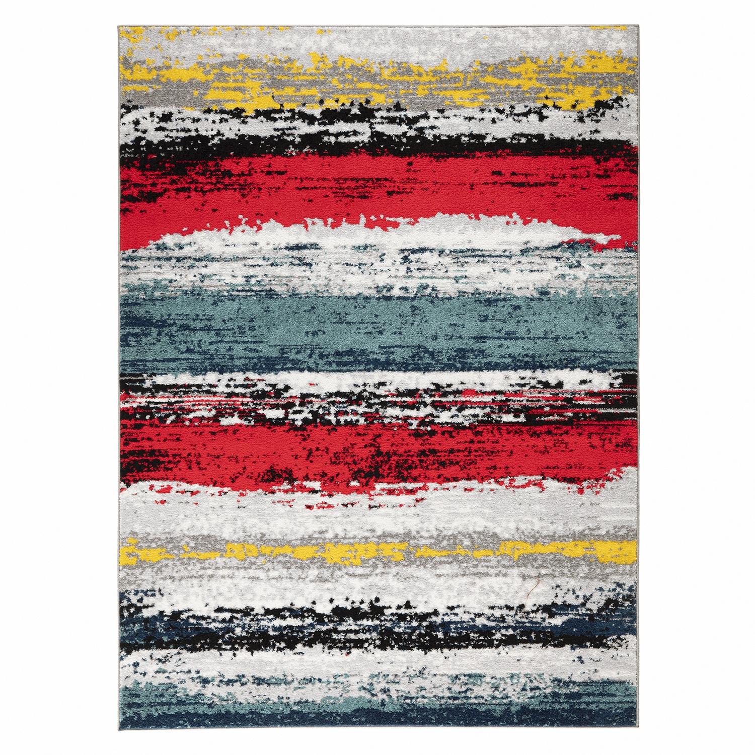 Modalfo - Alfombra Florida Roja 120 X 180 Cm