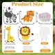 thumbnail image 2 of Decoraciones Fiesta Animales Safari 5 Pzas Pvc 27x16 Cm, 2 of 3