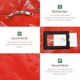 thumbnail image 2 of Bolsa Guardar arbol Navidad Cosy Family 7.5ft Impermeable Roja, 2 of 3