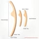 thumbnail image 2 of piezas de herramientas de raspado de madera Gua Sha, kit de drenaje linfático, maderoterapia, herramientas de masaje para masaje facial y corporal, cuidado de la salud y belleza., 2 of 5