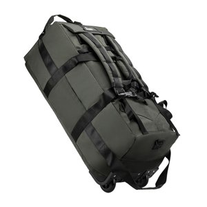 Magideal - Bolsa De Lona Con Ruedas Bolsa De Prenda Rodante Malura De Equipaje De Transporte Multifuncional Para Campamento Bolsa De Almacenamiento Picnic Viajan Verde