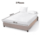 thumbnail image 3 of Funda Cubre Colchón 2 Plazas Impermeable + 2 Funda Almohada Blanco, 3 of 3