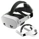 thumbnail image 1 of Compatible con Meta Quest 3/3S Correa ajustable y transpirable para la cabeza con diseño ergonómico de espuma con memoria para una mayor comodidad en los juegos de RV-Blanco, 1 of 6