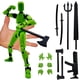 thumbnail image 1 of Figura de acción móvil Toy Figure QAONIE Dummy de 8.1 pulgadas, color verde, 1 of 6