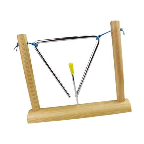 Triángulo con stand Children Percussion Triangle desarrolla herramienta de rendimiento para niños de percusión de habilidades motores para bebés regal