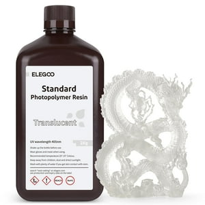 Impresora 3D De Resina Elegoo Standard Lcd 405Nm Uv 2L Translúcida