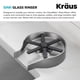 thumbnail image 2 of Enjuagadora de vidrio Kraus CleanMate KGR-500SFS Acero sin manchas, 2 of 9
