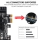 thumbnail image 4 of Tarjeta SATA PCIe MZHOU de 6 puertos con 6 cables de 6 Gbps para SATA 3.0, 4 of 7