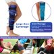thumbnail image 4 of Envoltura de gel reutilizable Ice Pack REVIX para piernas grandes, color azul marino, 4 of 6