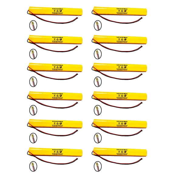Batería Battery Hawk 9,6 V 900 mAh Ni‑CD (paquete de 12)