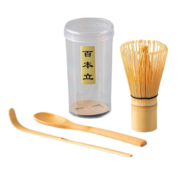 Juego De Té Matcha Batidor (Chasen) + Cucharadas (Chashaku)+ Cucharadita Para Entrar