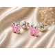 thumbnail image 1 of Aro Mallorca Rafaela Niña Mariposa Esmaltada Rosada Plata925 Rosa, 1 of 3