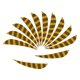 thumbnail image 3 of 12x 3 "Pavo Flecha Flecha Fletches Tiro con arco Arco derecho / izquierdo Alas Amarillo, 3 of 5