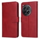 thumbnail image 1 of Funda Billetera para OnePlus 12R con Porta Tarjetas y Soporte Ajustable Rojo, 1 of 5