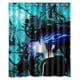 thumbnail image 1 of Cortina de ducha superior Black Rock Shooter, juego de cortina de baño con ganchos, tamaño 66 x 72 pulgadas, 1 of 3