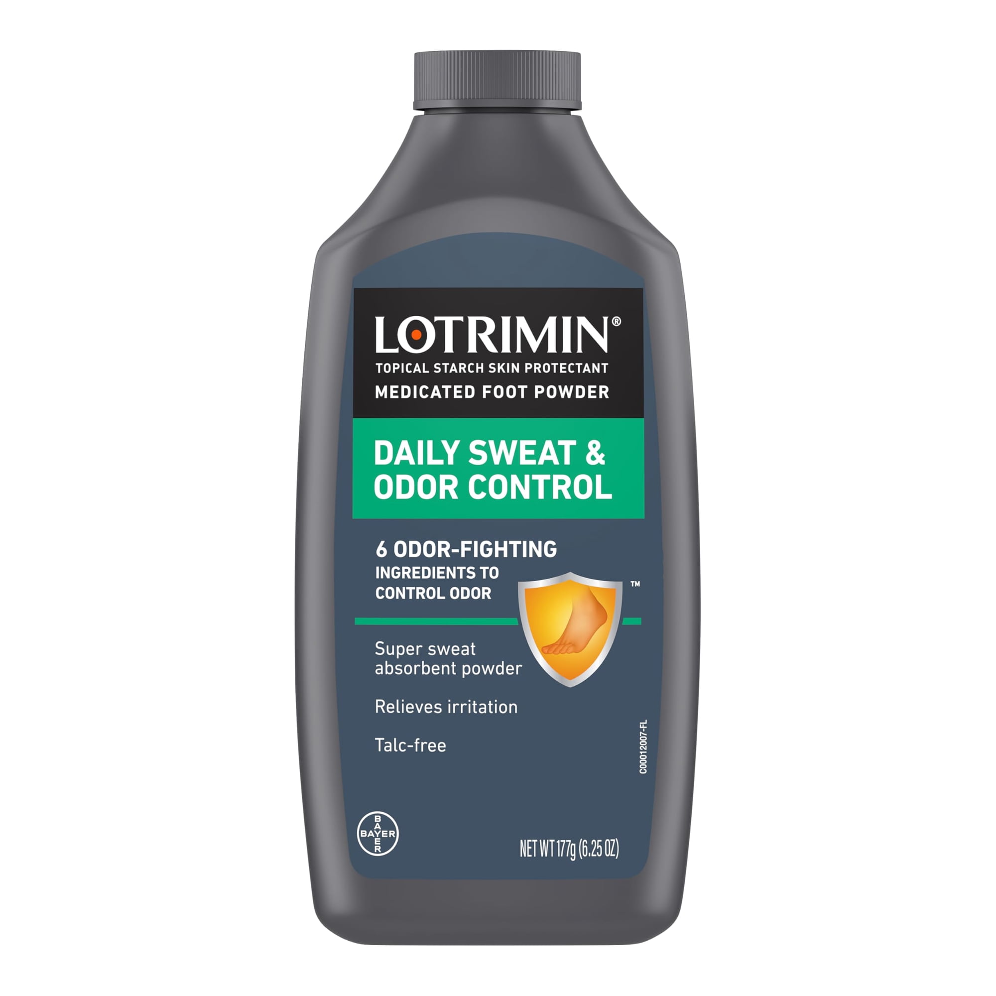 Polvo Para Pies Lotrimin Daily Sweat & Olores Control 177g