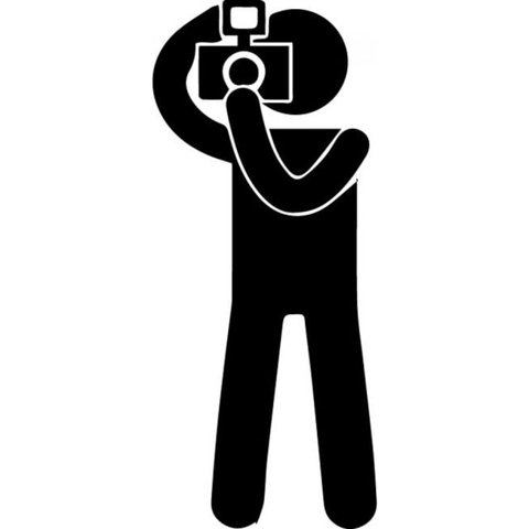 Rienda Libre Graphics - Decomural Camera Photographer Ws-33009