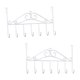 thumbnail image 2 of 2 Ganchos Para Puerta, Color Blanco., 2 of 5