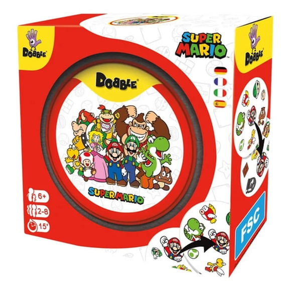 Dobble Super Mario Eco Slave Juego De Mesa Español