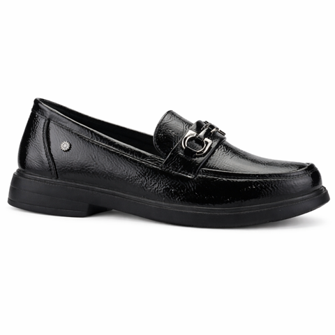 Mocasin Negro Mujer Casual Chalada Parole