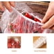 thumbnail image 2 of Fundas elásticas de plástico para recipientes de alimentos, 200 unidades, para almacenar alimentos, transparentes, para conservar alimentos frescos, para cuencos y platos., 2 of 7