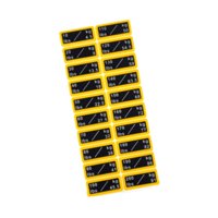 Ioensy - Etiqueta Adhesiva De Disyuntor, Pegatinas De Peso Para Gimnasio, Entrenamiento, Artículos Deportivos, 3,2 Cm X 1,3 Cm, 10 A 200 Libras