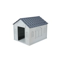 Casa Para Perro Pequeña Cool Pets 76X65X63Cm Techo Gris