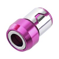 Ioensy - Anillo De Tornillo Magnético Para Destornillador Hexagonal Y Puntas Eléctricas, Soporte Magnético Para Tornillos, Color Morado