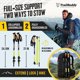 thumbnail image 3 of Bastones de trekking TrailBuddy de aluminio 7075, ligeros, 3 of 3
