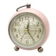 thumbnail image 2 of Despertador silencioso de la mesita de noche. Reloj despertador con rosa claro., 2 of 5