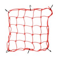 Ioensy - Redes De Carga Para Casco De Motocicleta Red Elástica Duradera Y Resistente, Color Rojo